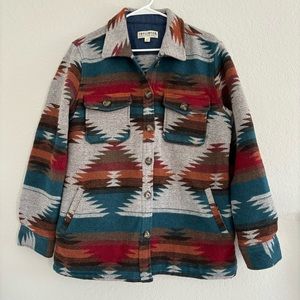 Idyllwind Miranda Lambert L 12-14 jacket Shacket wool blend southwestern Aztec